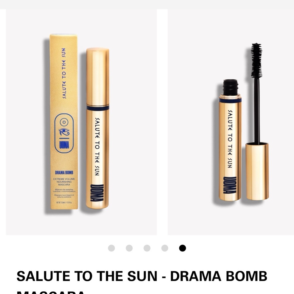 $20 or 2/$35 UOMA SALUTE TO THE SUN DRAMA BOMB MASCARA - BRAND NEW in the box!